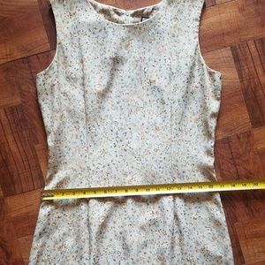 BICE tan dress yellow flowers